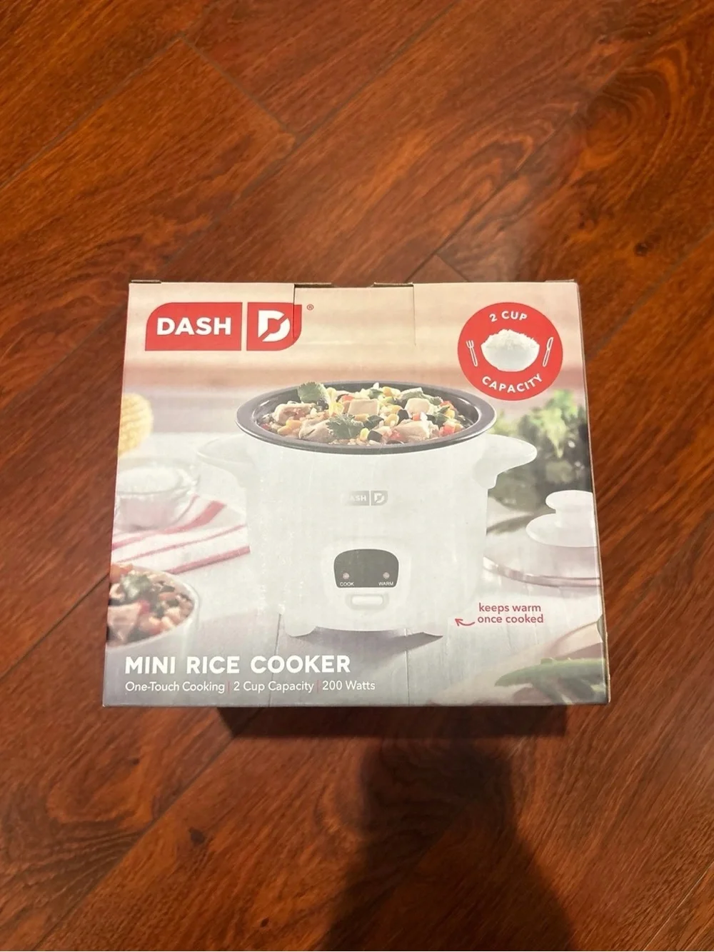 Ash White Mini Rice Cooker - Compact 2-Cup